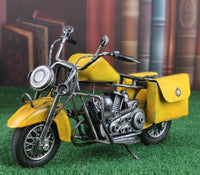 Vantage Technic Motorcycle Exploiture Model Home Decor Metal Crafts Figurines Gothic Vehicle Building Bricks Block Set Toy Gift