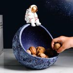 Artigianato moderno Astronauta Articoli vari Storage Modello in miniatura Casa Soggiorno Decorazione Figurine Ornamenti in resina Regali di compleanno