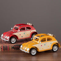 Vintage kovové auto model dekorace dárky autobus miniaturní model domácí dekorace příslušenství děti narozeniny dárky ornament