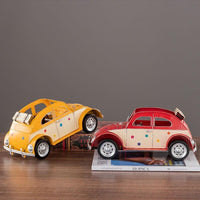 Vintage kovové auto model dekorace dárky autobus miniaturní model domácí dekorace příslušenství děti narozeniny dárky ornament