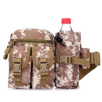 Outdoor Military Tactical Shoulder Bag Waterproof Oxford Molle Camping Hiking Pouch Kettle Xiaohua /