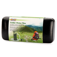 Pure Easy Portable 2000L Kit de filtre d'aigua Outdoor Camping Senderisme Emergency Survival Gear Straw