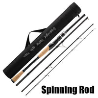 Seaknight Yasha Lure Fishing Rod 2.1M 2.4M 2.7M 4 Section M Power Carbon Fiber Spinning/casting