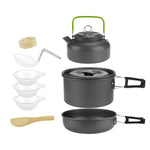 Sunfield Camping Cooking Set Backpack Tableware Outdoor Cookware Pot Picnic Canteen Survival Hiking