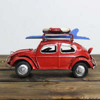 Home Decor Vintage Car Model Gifts Ornaments Iron Crafts Car Figurines Vehicle Miniature Car Model Bar Furnishings Kid Toys Gift