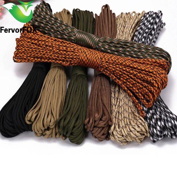100M Paracord 550 Parachute Cord Lanyard Rope Mil Spec Type Iii 7 Strand Climbing Camping Survival