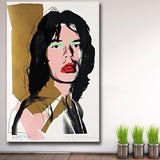 Vysoce kvalitní plátno Tisk Pop Art Wall Mick Jagger 3 od Andyho Warhola Ložnice Dekor olejomalby
