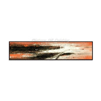 Hand Painted Abstract Oil Painting On Canvas Wall Art Pictures 30X120Cm 12X48Inch / Nt170080