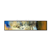 Hand Painted Abstract Oil Painting On Canvas Wall Art Pictures 30X120Cm 12X48Inch / Nt170086