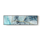 Canvas Oil Painting Color Code Picture Abstract Wall Art 30X120Cm 12X48Inch / Nt170056
