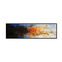 Canvas Oil Painting Color Code Picture Abstract Wall Art 30X120Cm 12X48Inch / Nt170064