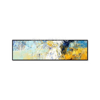 Canvas Oil Painting Color Code Picture Abstract Wall Art 30X120Cm 12X48Inch / Nt170066