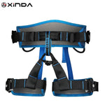 Xinda Camping Safety Belt Rock Climbing Utomhus Utvid träning Half Body Harness Protective