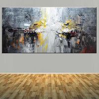 Large Size Hand Painted Abstract Impasto Oil Painting On Canvas Wall Picture