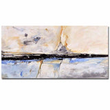 Large Size Hand Painted Abstract Impasto Oil Painting On Canvas Wall Picture 40X80Cm / 19