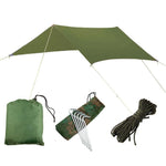 Xnumxmxxnumxm شاطئ للماء المضادة للخيمة خيمة التخييم تسلق بقاء المطرقة القنب أرجوحة المطر