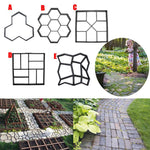 ბაღი Diy პლასტიკური Path Maker ტროტუარზე მოდელი ბეტონის Stepping Stone ცემენტი Mould Brick საუკეთესო ფასი