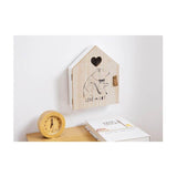 Kūrybinis lokio raštas medinis raktų dėžutė Sienų pakabinimo spintelė Sienų apdailos raktų laikymo dėžių parduotuvė Verandos durų dekoro namų tvarkytoja