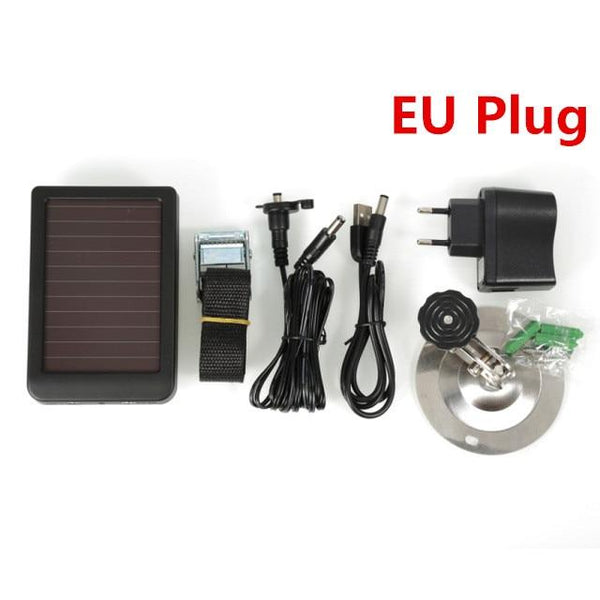 Hc300M Hc550M/g Photo-Traps Hunting Game Camera Battery Solar Panel Charger External Power Eu Plug