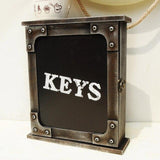 Dekorace domácnosti Americký Vintage Dřevěný Úložný Box Klíč Na Rack Nástěnný Závěsný Retro Dřevěný Dopisní Klíč Klíč Skladovací Ozdoby Hospodyně