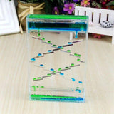 Acrylic Hourglass Timer Two-color Oil Drop Ladder Liquid Water Drop Creative Ornaments Home Decoration Children Birthday Gifts