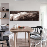 Ангелски крила Винтидж плакати за стена и щампи Черно бяло изкуство Платно Картини Поп