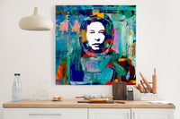 Pop Art L'uomo di Marte Elon Musk