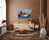 AI art winslow homer inspired boys and saling boats 1