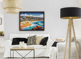 AI art colorful painting of bondi beach Sydney Australia 1