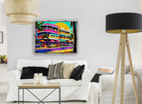 AI art colorful painting of south beach Miami Florida USA 4