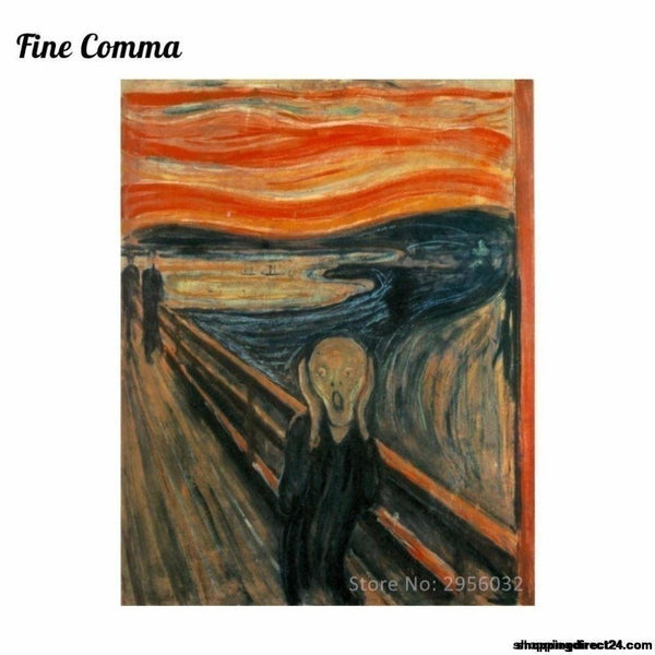 The Scream 1893 By Edvard Munch Canvas Painting Wall Art Pictures Hand Painted Oil Paintings