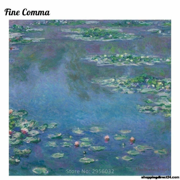 Water Lilies 1906 By Claude Monet French Hand Painted Oil Painting Reproduction Replica Copy Wall